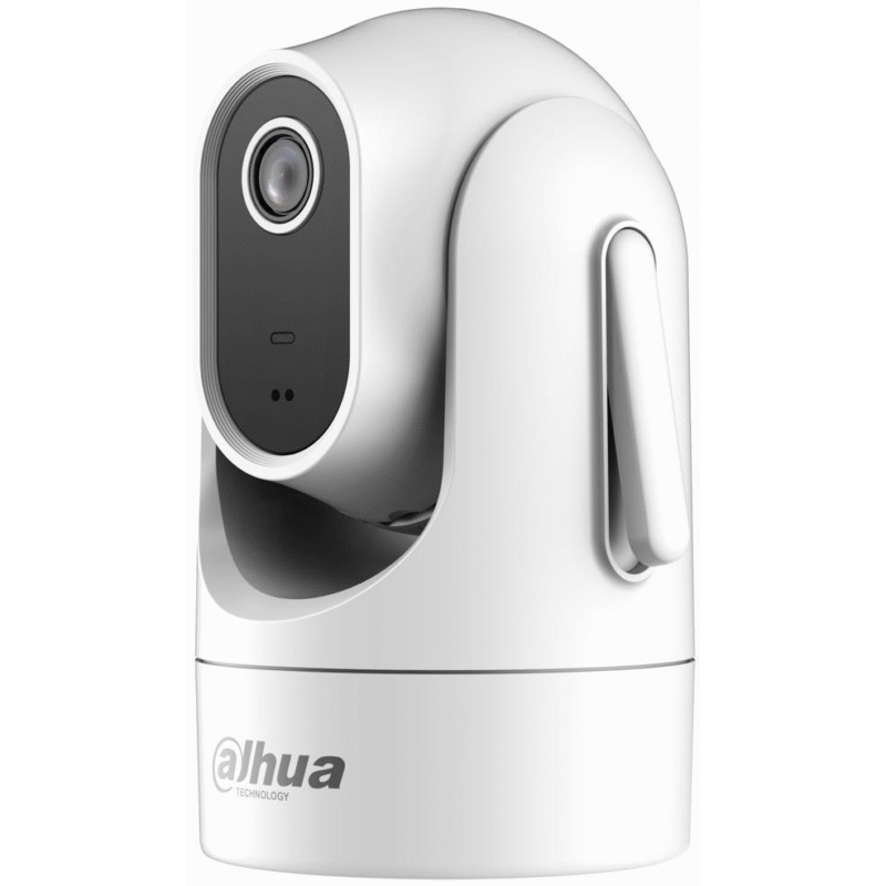 Camera de supraveghere de interior Dahua DH-H4C Hero Wi-Fi, 4MP, 2560x1440, 4mm, IR15m, RJ-45, USB-C, detectie miscare, Vedere 360°, PTZ, microfon, difuzor, vorbire in 2 sensuri, H.265+, Stocare micro SD (SD-H4C-0400B)