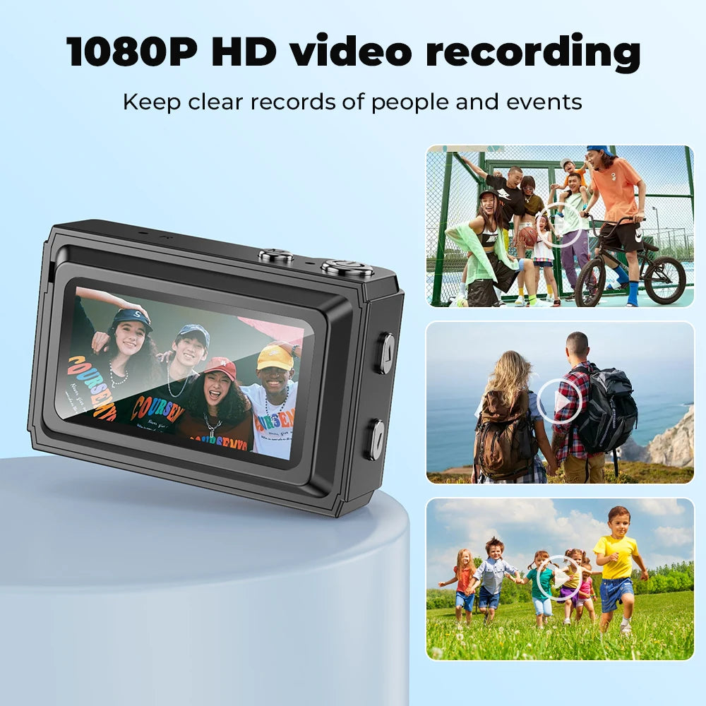 NNEOBA Mini Camera with Screen Black - Image 2