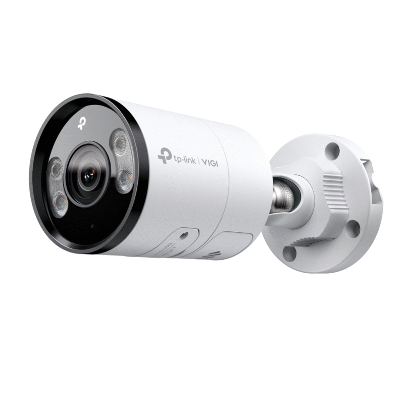 TP-LINK VIGI C355(4MM) IP камера, външна, цветна, нощно виждане, 5 мегапиксела, 4 мм обектив, черно/бяло (VIGI C355(4MM))